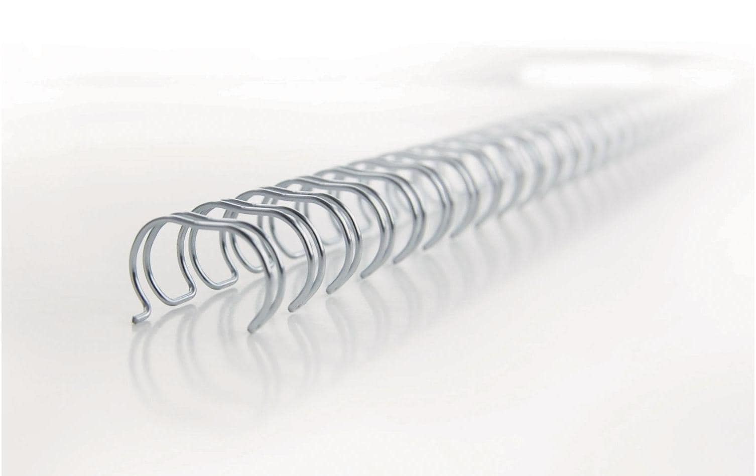 Binderücken WireBind 8 mm Silber, 100 StückSilber, 100 Stück