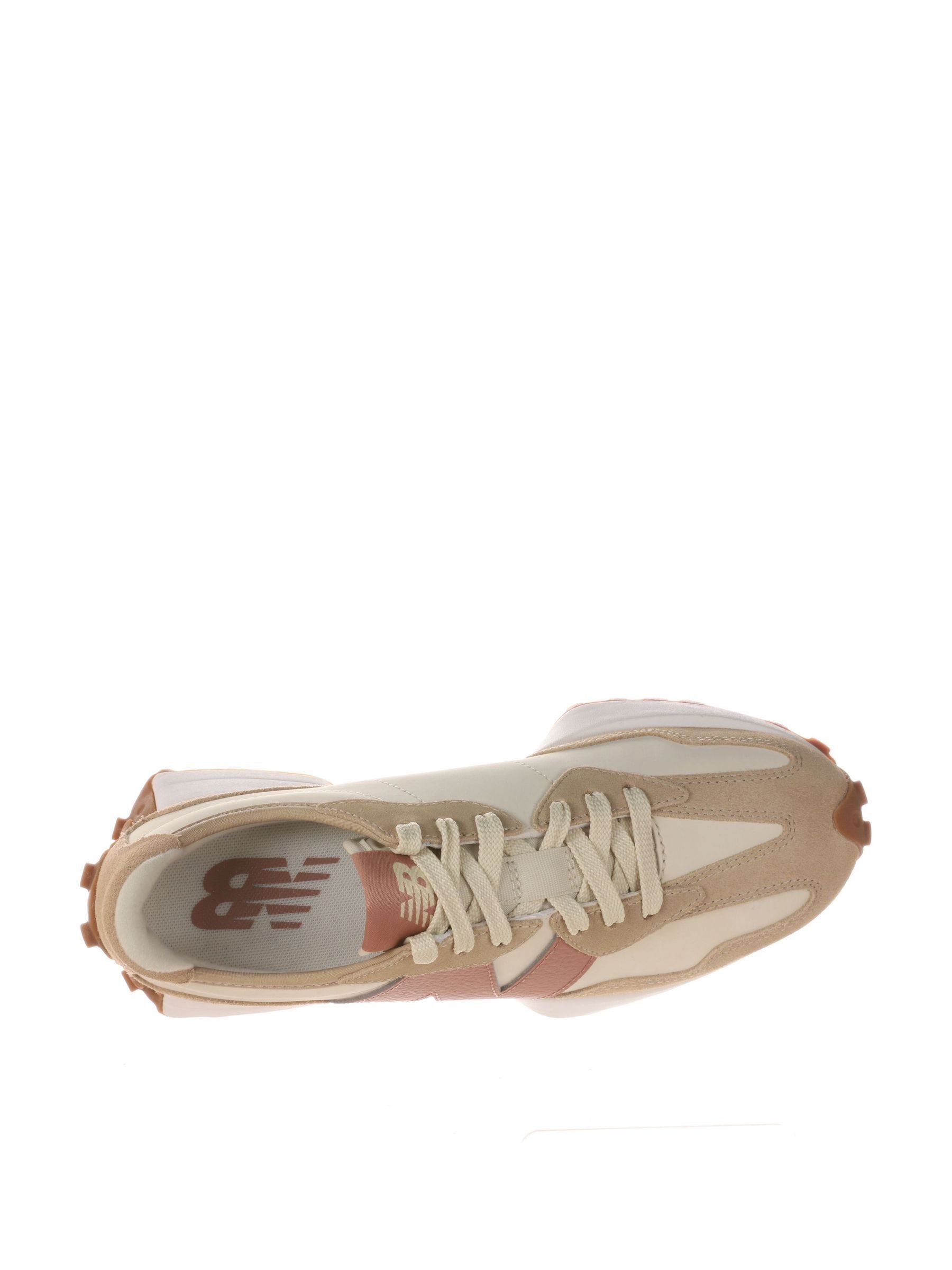 Crème - New Balance 327 damessneakers