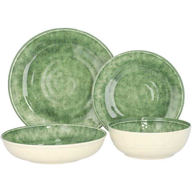Blokker Dolce Frutta Ontbijtbord - Melamine - Groen
