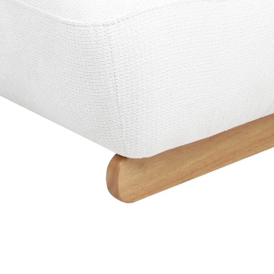 KOKKOLA - Fauteuil - Gebroken wit - Polyester