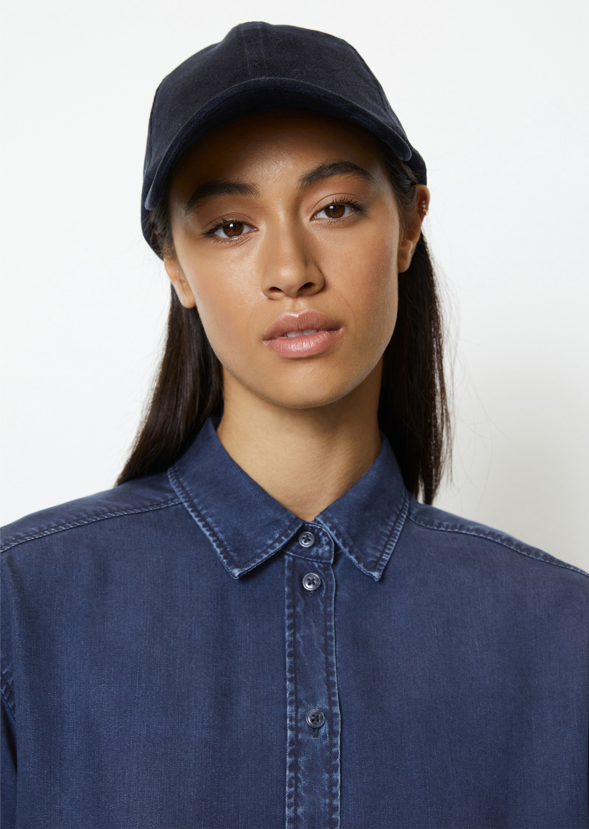 Jeanshemd relaxedaus TENCEL™ Lyocell