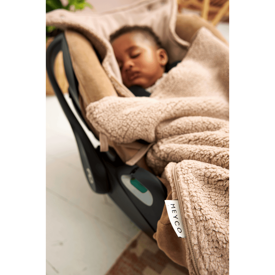 MEYCO Fußsack Teddy - Sand - 40 x 82 cm