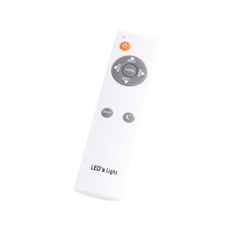 Plafondlamp wit incl. LED en dimmer met afstandsbediening - Mane