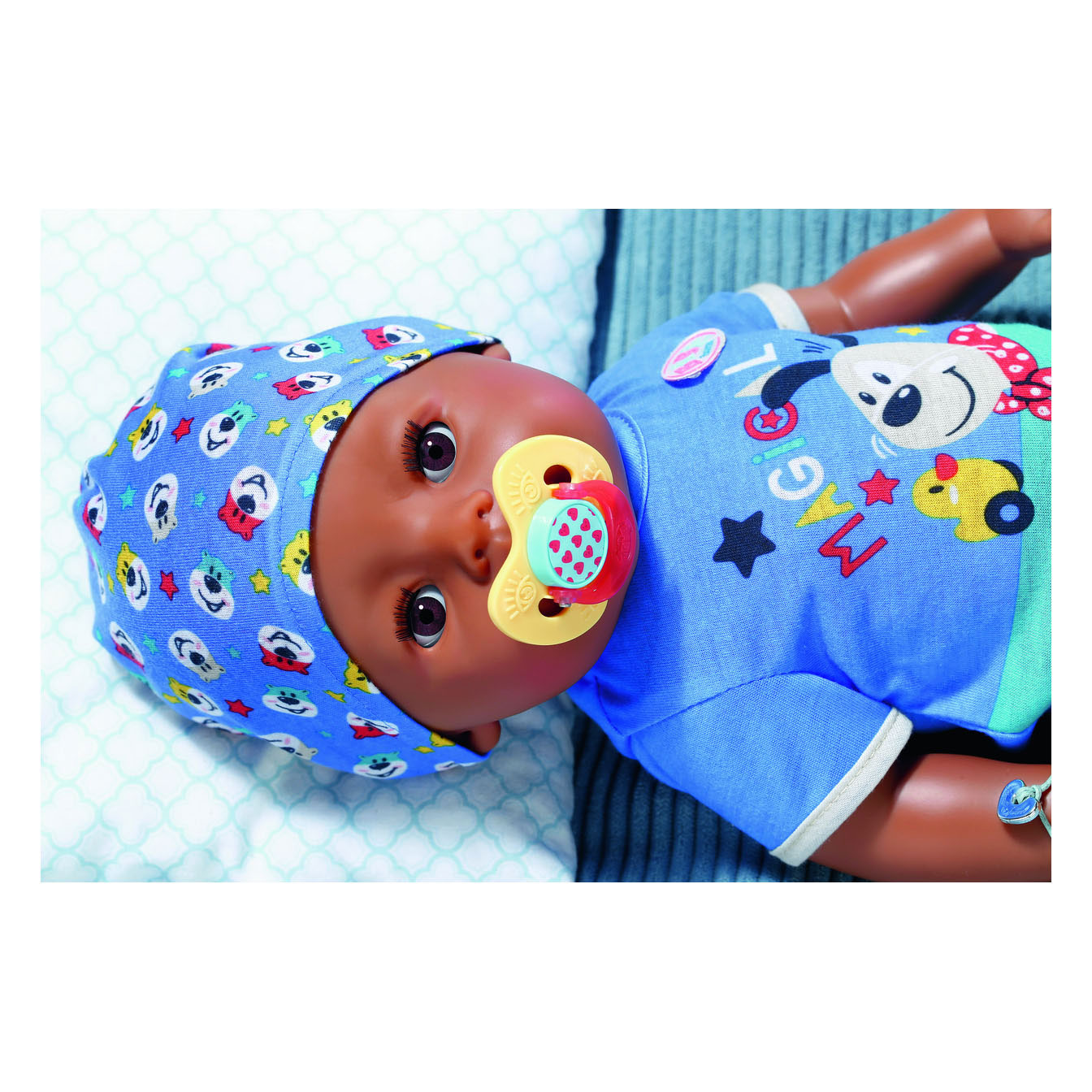 BABY born Magic Boy Donkere Ogen, 43cm