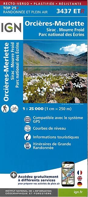 IGN - TOP25R 3437ETR ORCIERES 1 25 000