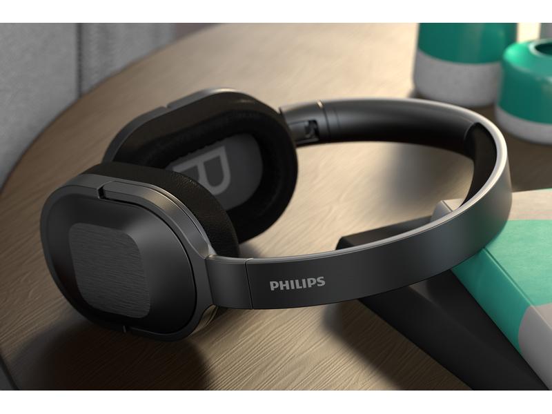 Philips Over-Ear-Kopfhörer TAH6506BK/00 Schwarz Kabellose Kopfhörer / Jeden Moment. Jeden Tag.