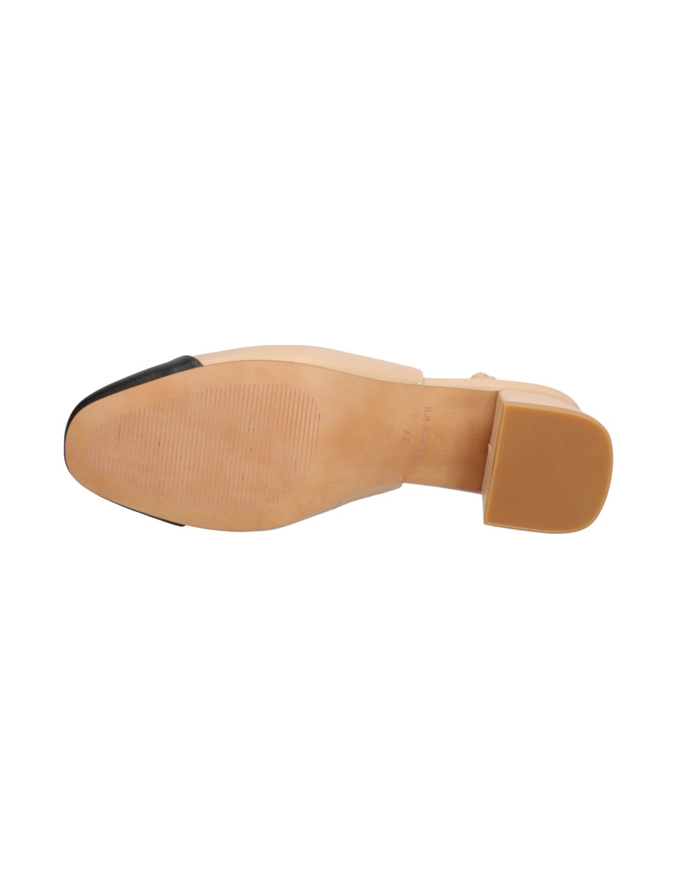 Glattleder Slingpumps