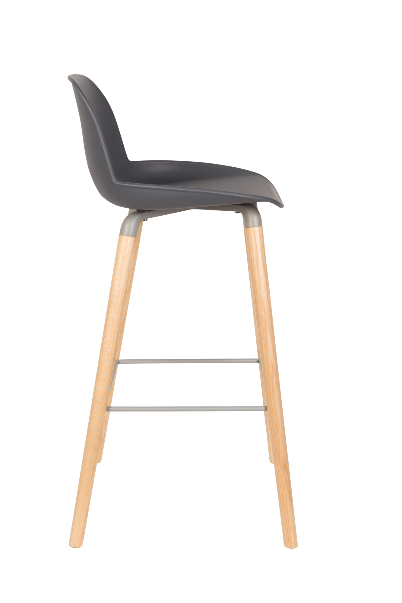 Barkruk Albert Kuip (zithoogte 75 cm) donker grijs - set van 2
