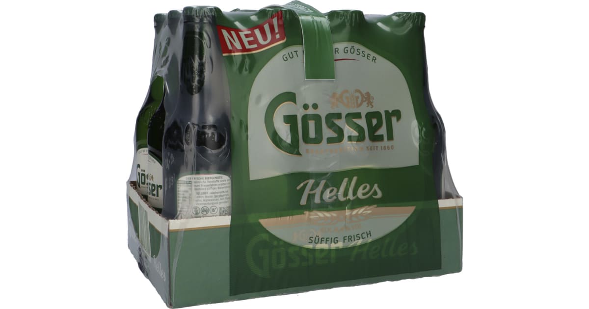 Gösser Helles 0,33 Liter (Einweg)