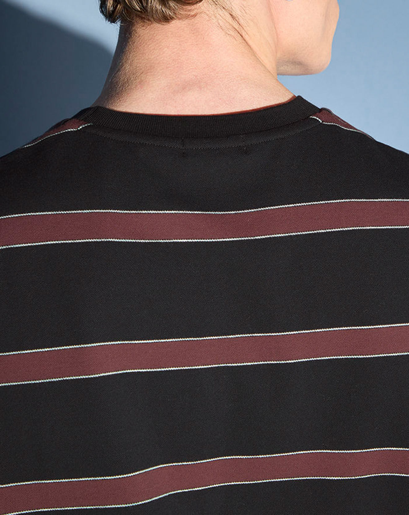 Galeries Lafayette T-Shirt en Coton bio Dibbray rayé marron/noir