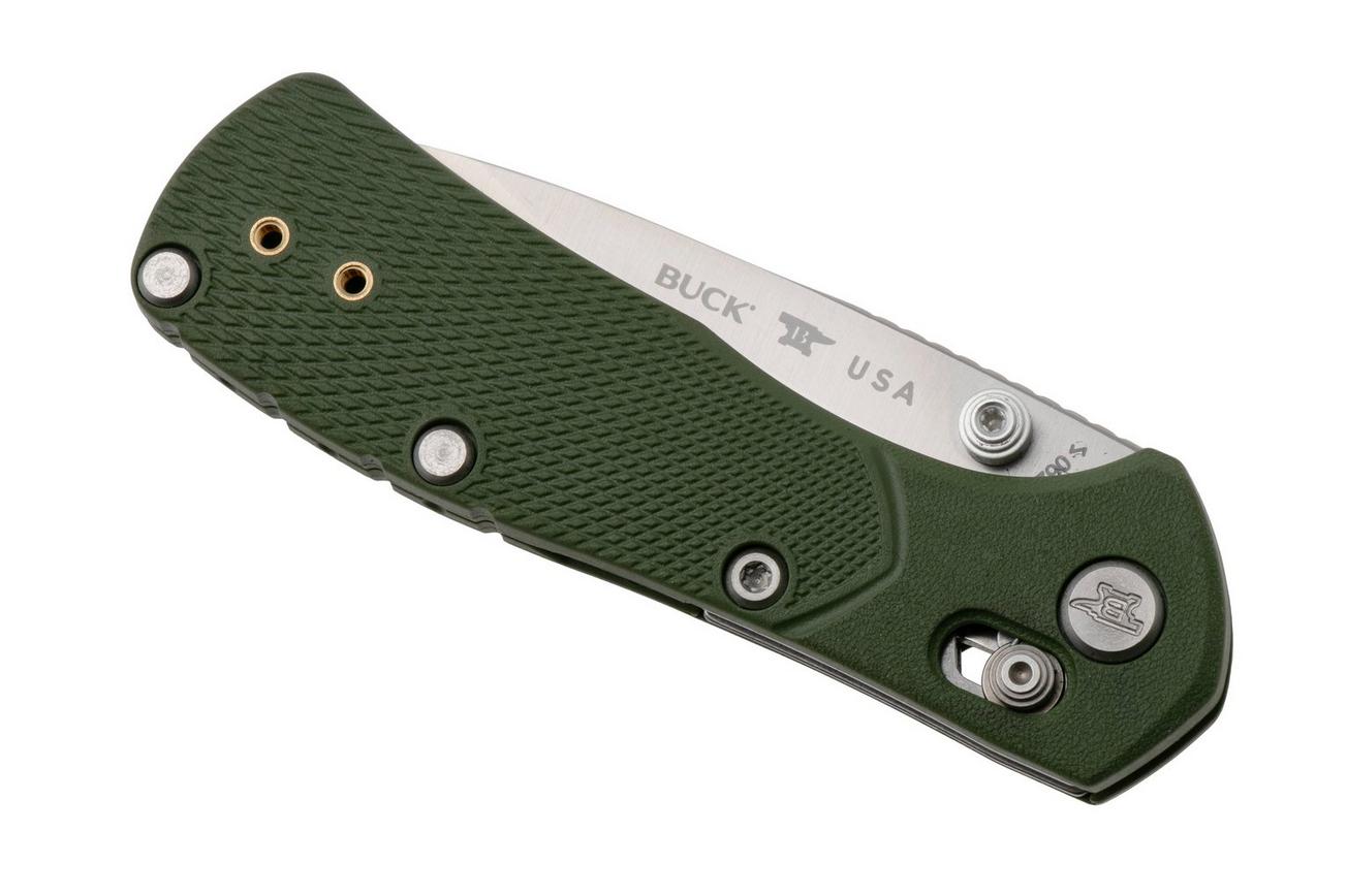 Buck 790 Mini Range Pro 0790GRS1 Satin 154CM, Green FRN, zakmes