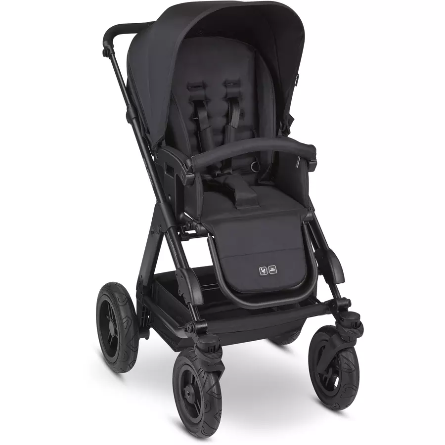 ABC DESIGN Kombikinderwagen Viper 4 Set Black Black