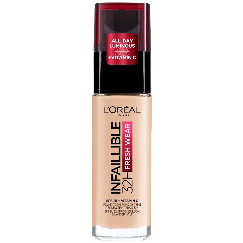 L'Oréal Paris Cosmetics Infaillible Fresh Wear 32H Liquid Foundation 30 ml - 20 Ivory