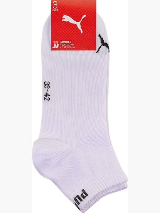 PUMA 3 Pack Socken Weiss