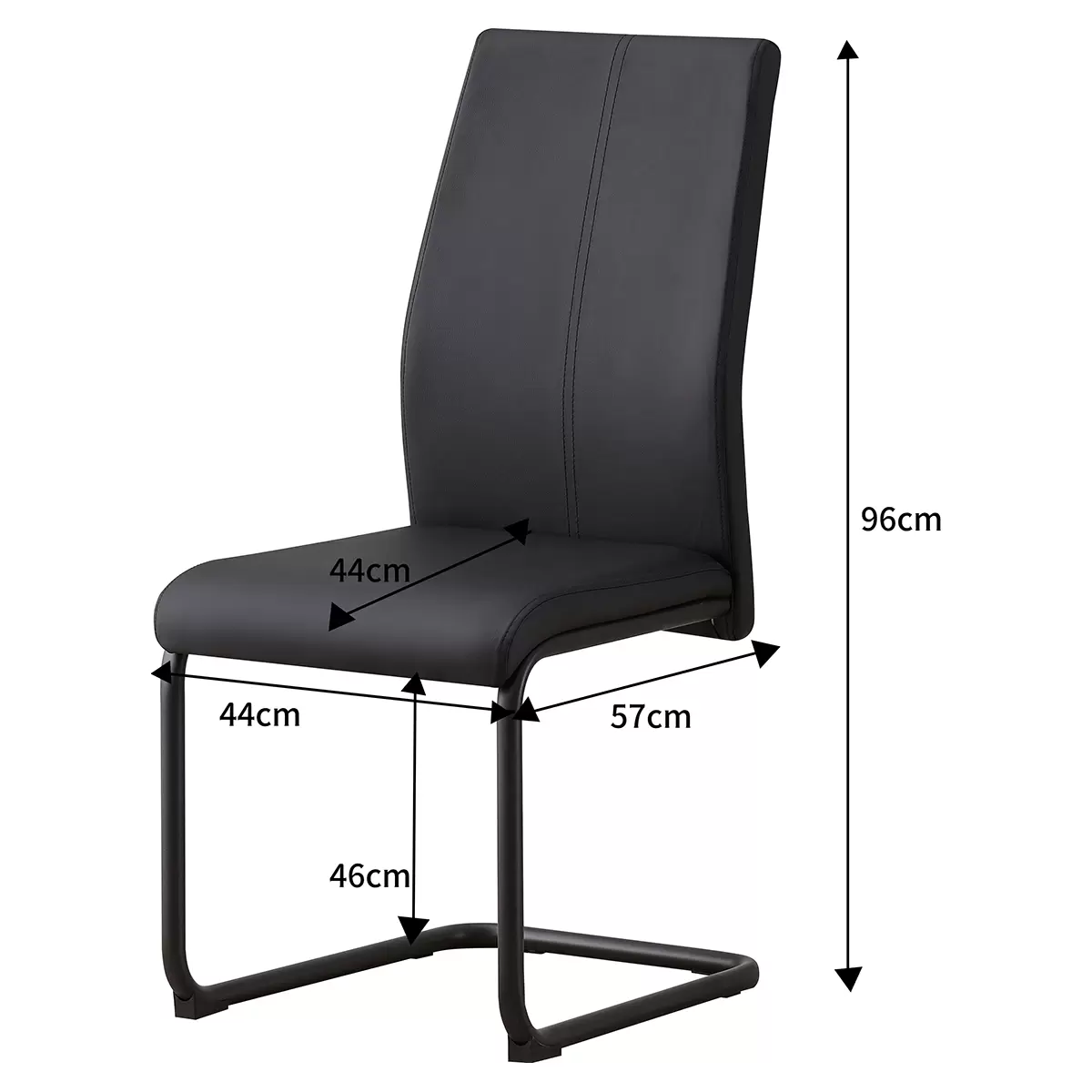 Stuhl Anne Best Price Schwarz