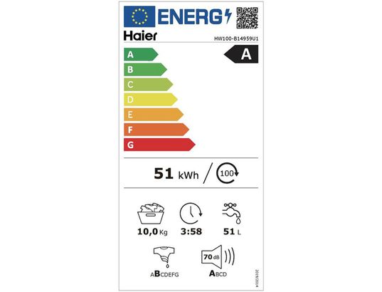 HAIER - Lave linge Frontal HW100B14959U1