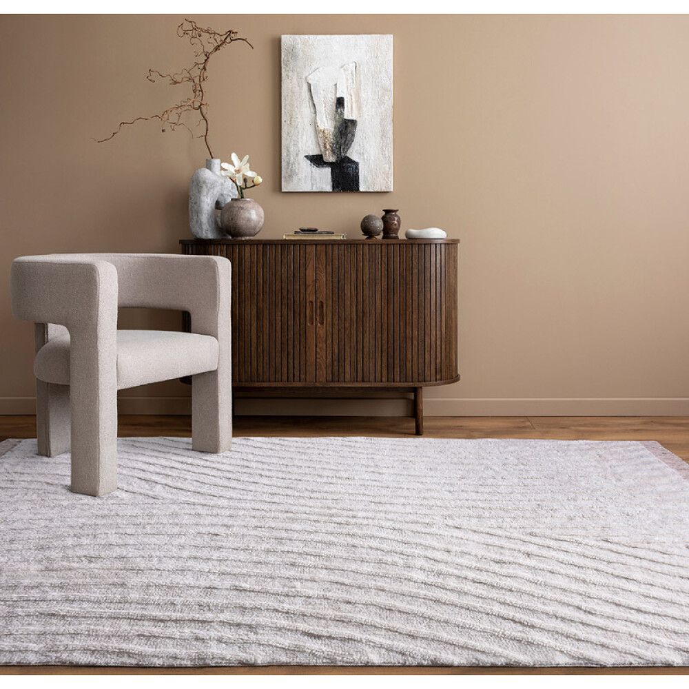 GULVTEPPE YALMY ULL/BOMULL160X230CM HVIT