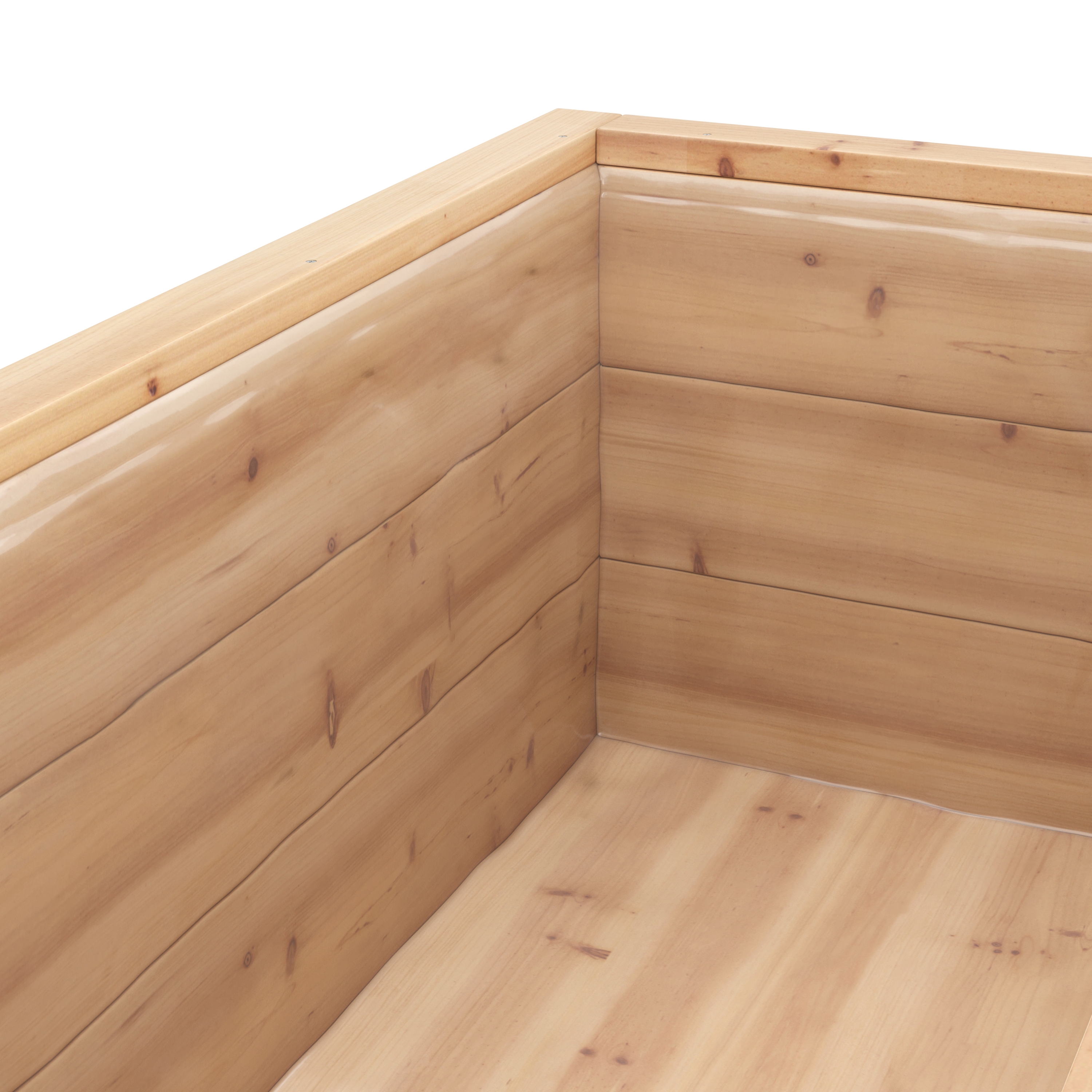 Hochbeet Holz 126 x 44 x 42 cm