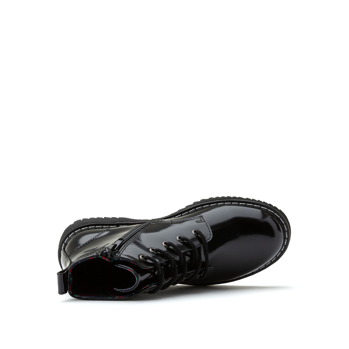 COLEÇÕES LA REDOUTE<br>Botas de cano curto com detalhes e acabamentos