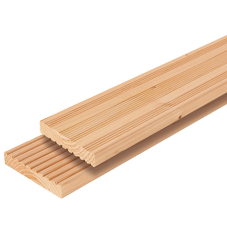 Lame de terrasse douglas naturel Soren L.300 x l.14,4 cm
