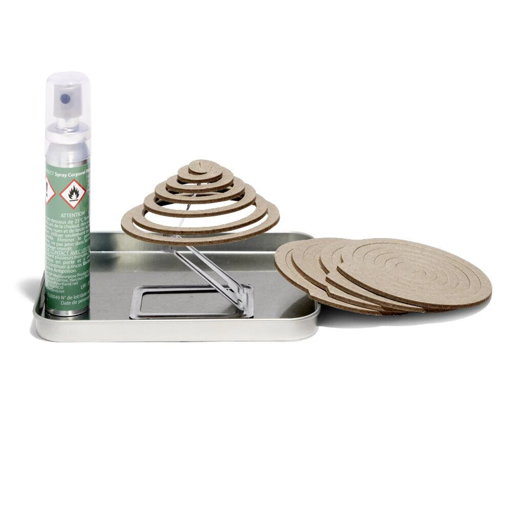 Kit de voyage huile et spirale à la citronnelle