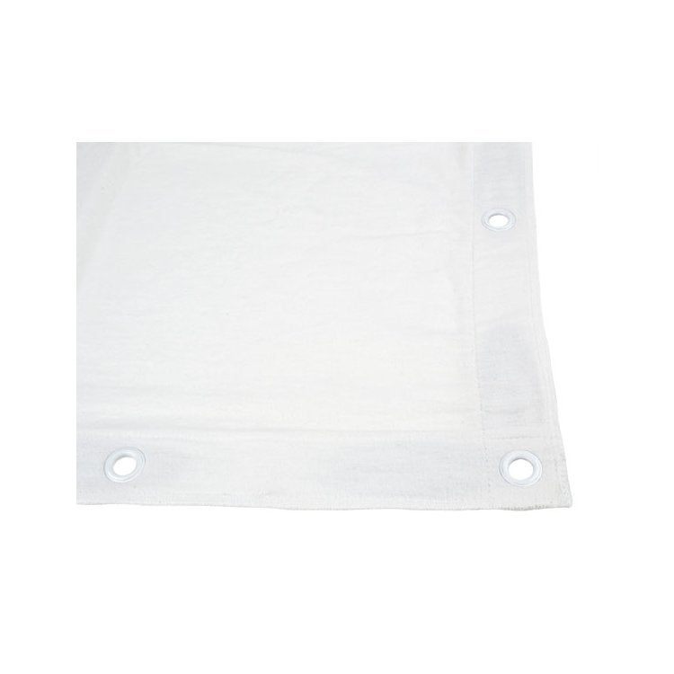 Showtec vierkant spandoek wit 3.4x3.4m