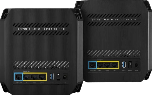 ASUS ROG Rapture GT6 - Wi-Fi-system - (2 routere) - op til 5800 sq.ft - mesh 1GbE, 2.5GbE - Wi-Fi 6 - Dual Band