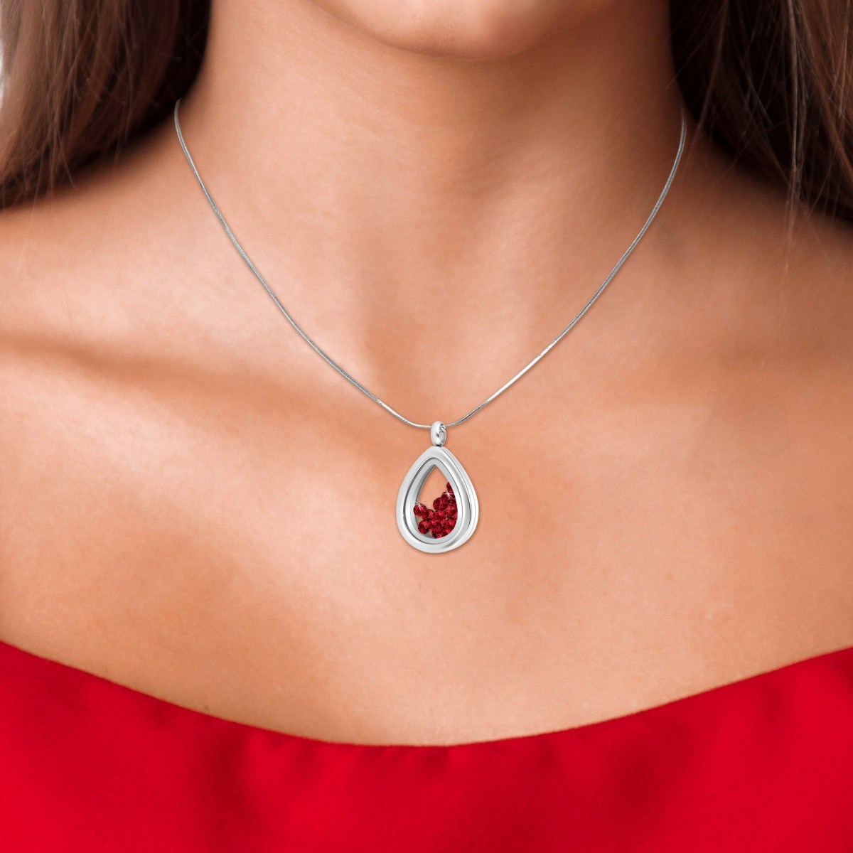 Collier SC Crystal orné de Cristaux scintillants