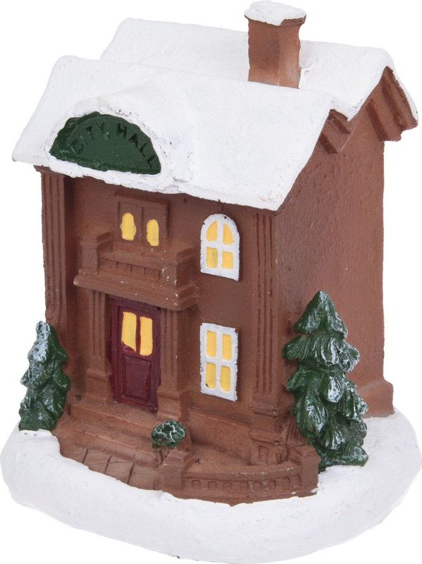 Christmas Decoration - Kerstdorp Accessoires - figuurtjes/huisjes - 14 stuks