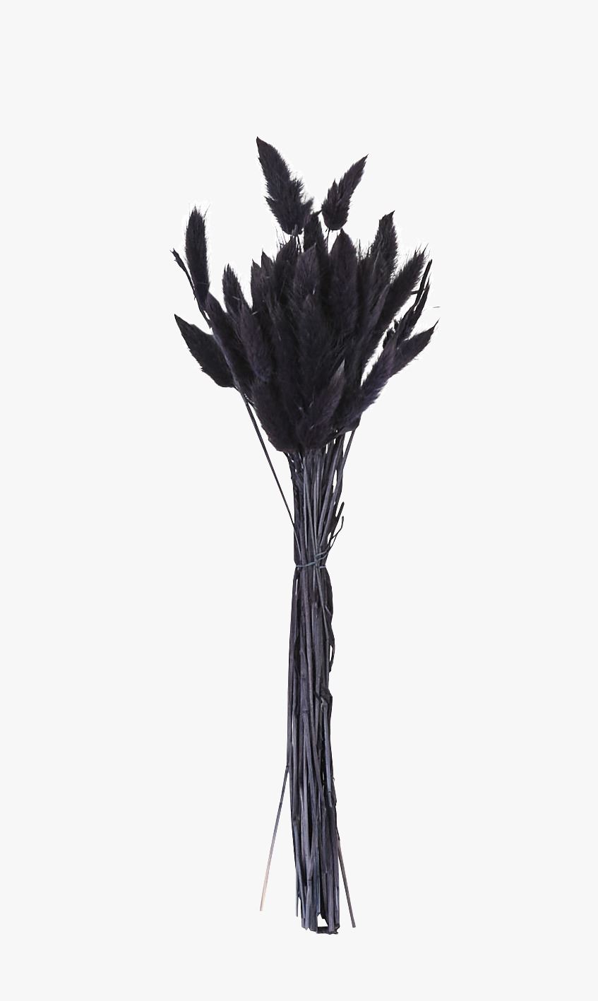 Strå svart - 35 cm