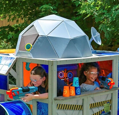 KidKraft NERF Geo Strike Headquarters Hus