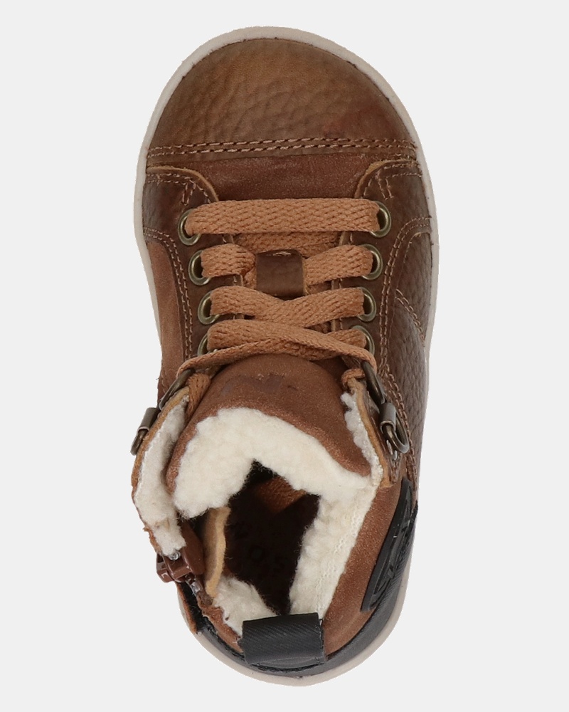 Nelson Kids Hoge sneakers  - cognac