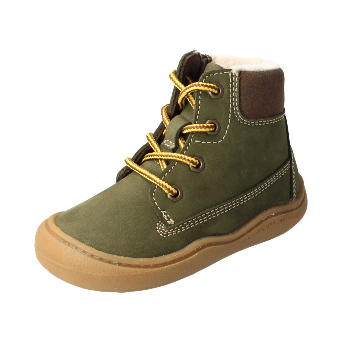 WL4222-WX5 khaki TIMBII nubuck wool laces zipper Winterstiefel Weite/W