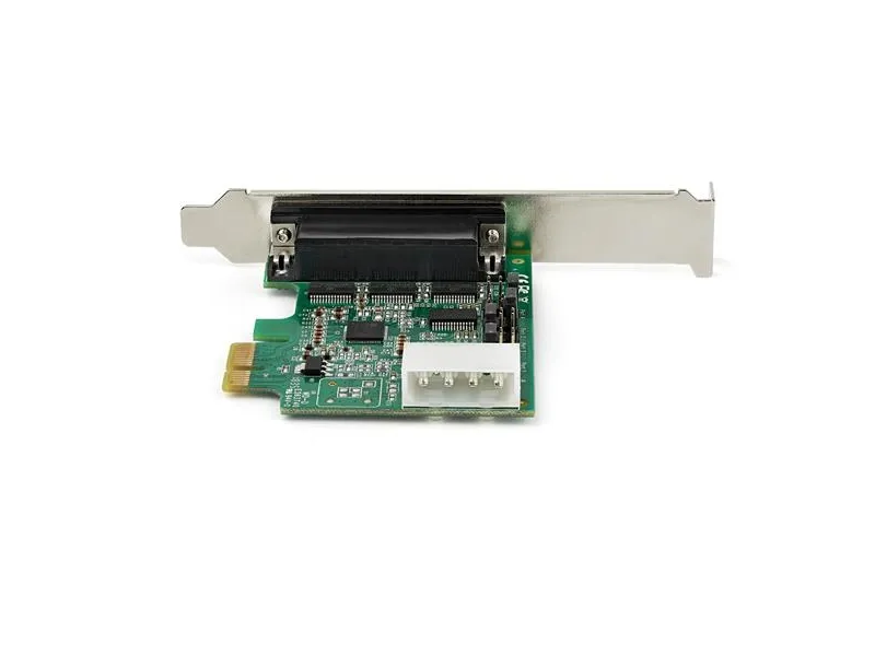 StarTech.com 4-port PCI Express RS232 Serial Adapter Card, PCIe RS232 Serial Host Controller Card, PCIe to Serial DB9 Card, 16950 UART, Desktop Expansion Card, Windows, macOS, Linux - Full/Low-Profile Brackets (PEX4S953) - Seriel adapter - PCIe - RS-