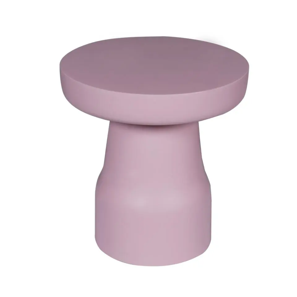 Starfurn - Bijzettafel Drum - Roze - 40x40x42 cm