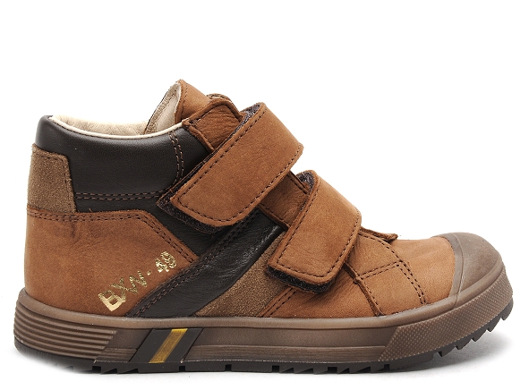 Bopy boots bottine enfant vinyl garcon marron