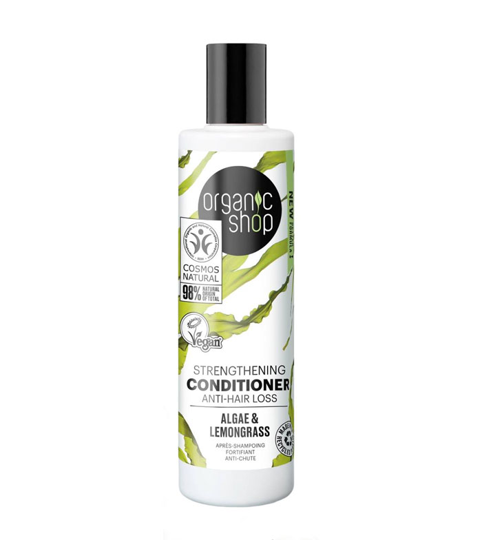 Organic Shop - Condicionador Mineral Strenghthening - Algas marinhas orgânicas e citronela