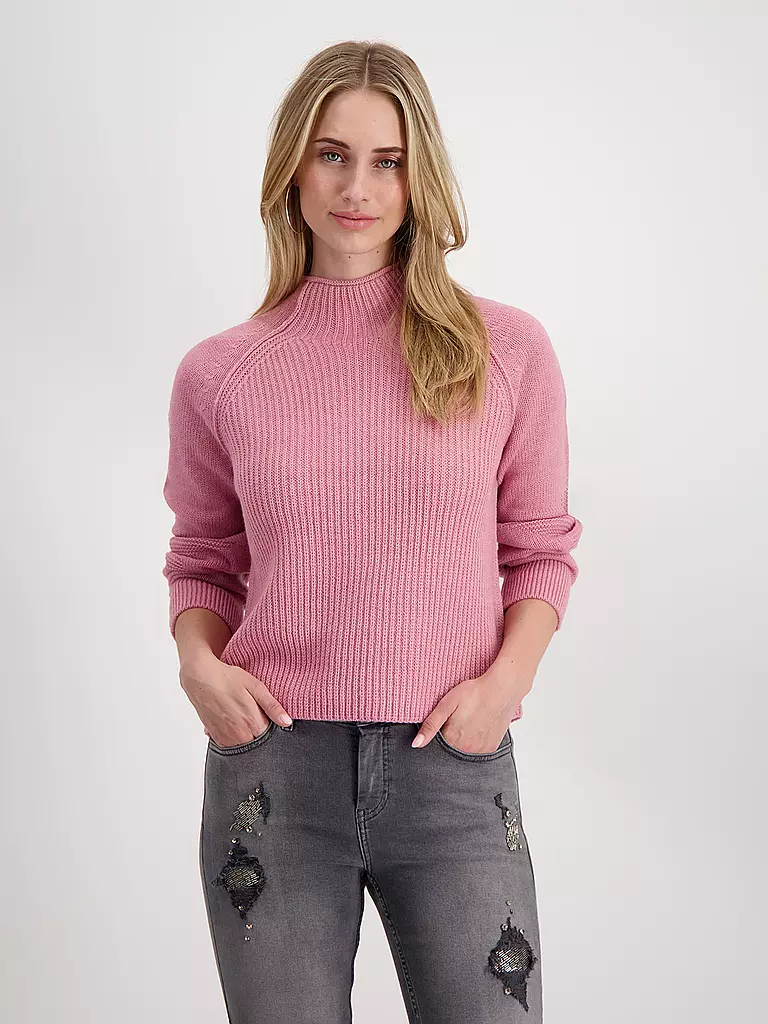 MONARI Rollkragenpullover  rosa