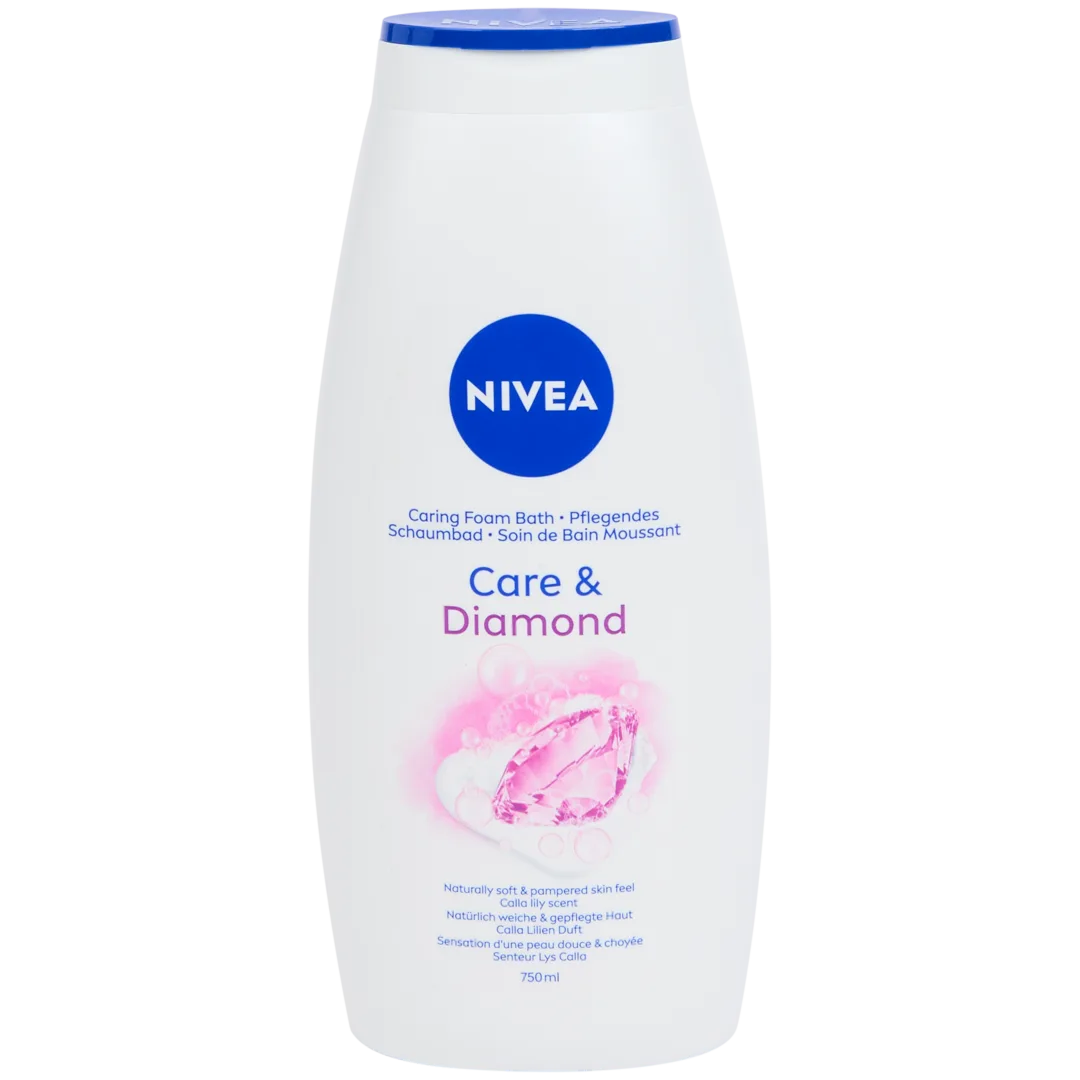 Nivea bad- en douchecrème Care & Diamond 750 ml