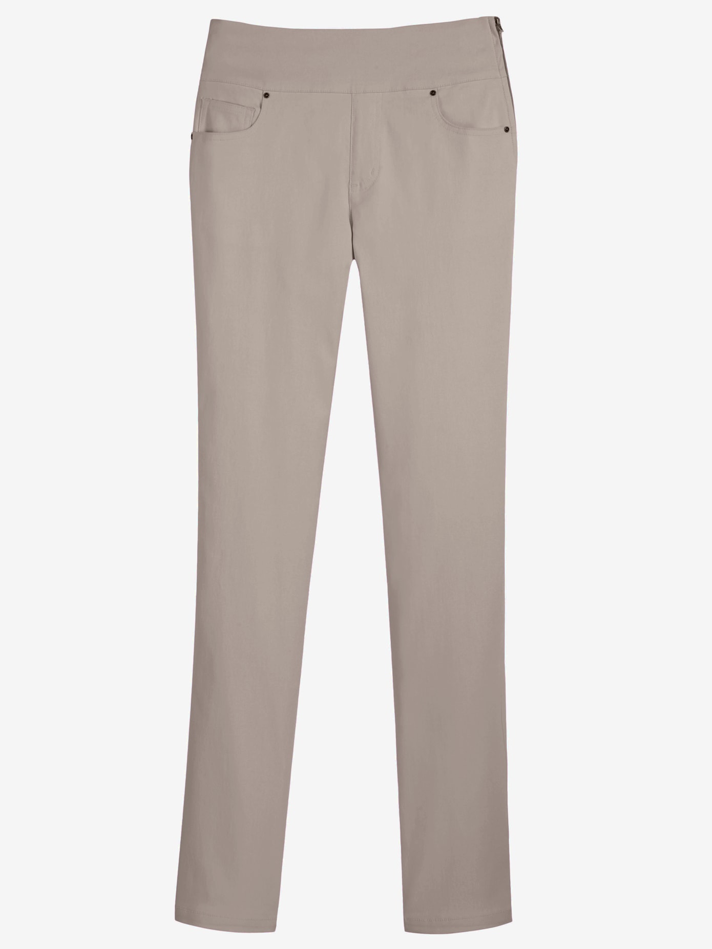 Pantalon ceinture haute affinante à glissière