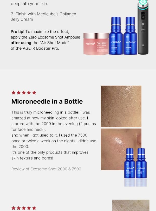 medicube - One Day Exosome Shot Pore Ampoule 2000