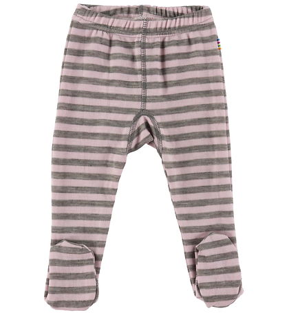Joha Leggings - Wolle - Rosa/Grau