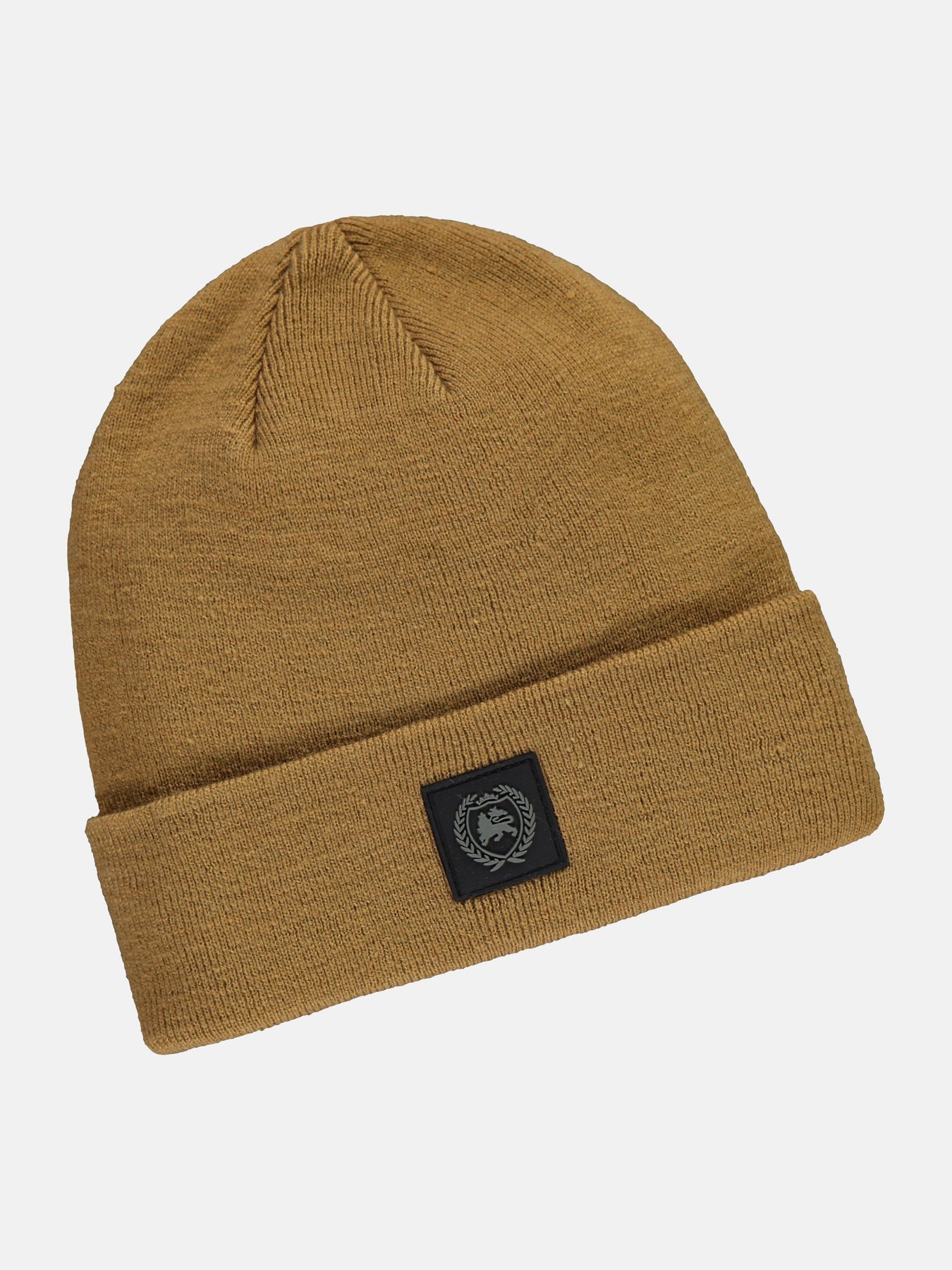 Flachstrickmütze, doppellagig