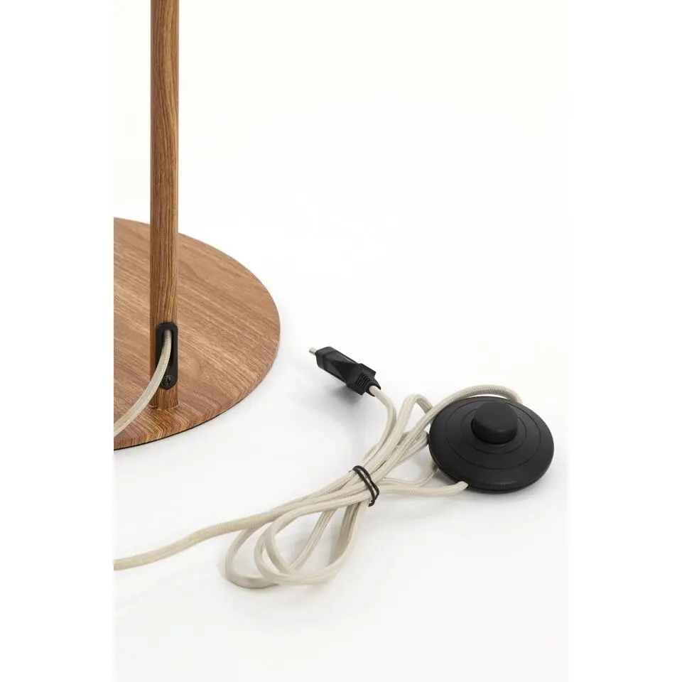 Vloerlamp Donio - Naturel/Crème - 33.5x28x155cm