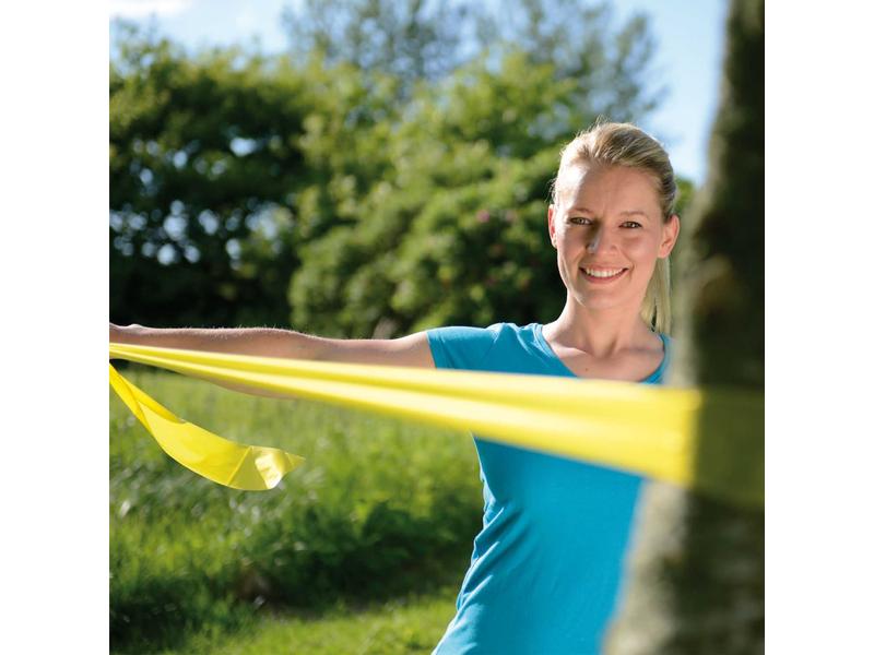 SISSEL Fitband 7.5 cm x 2 m gelb Fitness- und Physioband