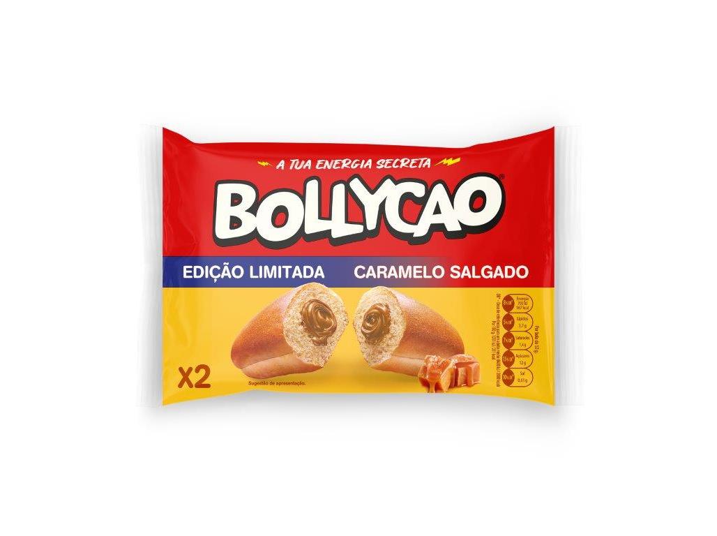 BOLO RECHEADO BOLLYCAO CARAMELO SALGADO 2UN