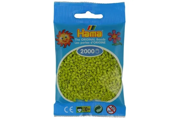 Hama mini perler 2000stk lime