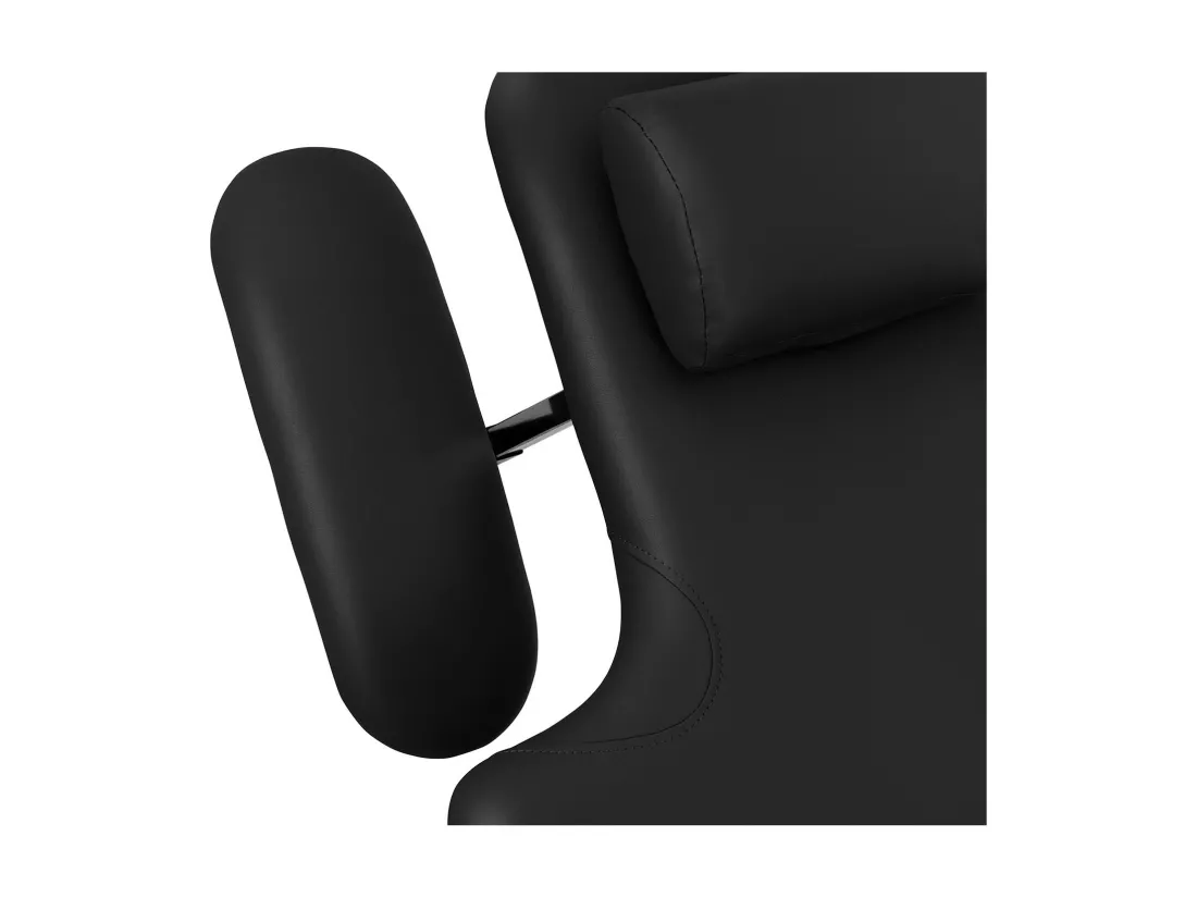 Table de massage professionnelle noire 187 x 67 x 85 cm 14_0007755