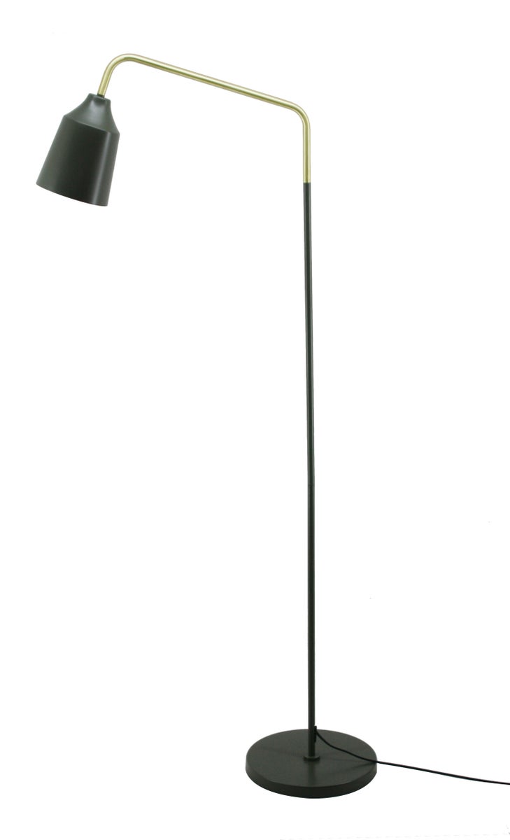 Minimalistische vloerlamp in groen, Scandinavisch design, modern, 160 cm | Woonkamer/eetkamerlamp