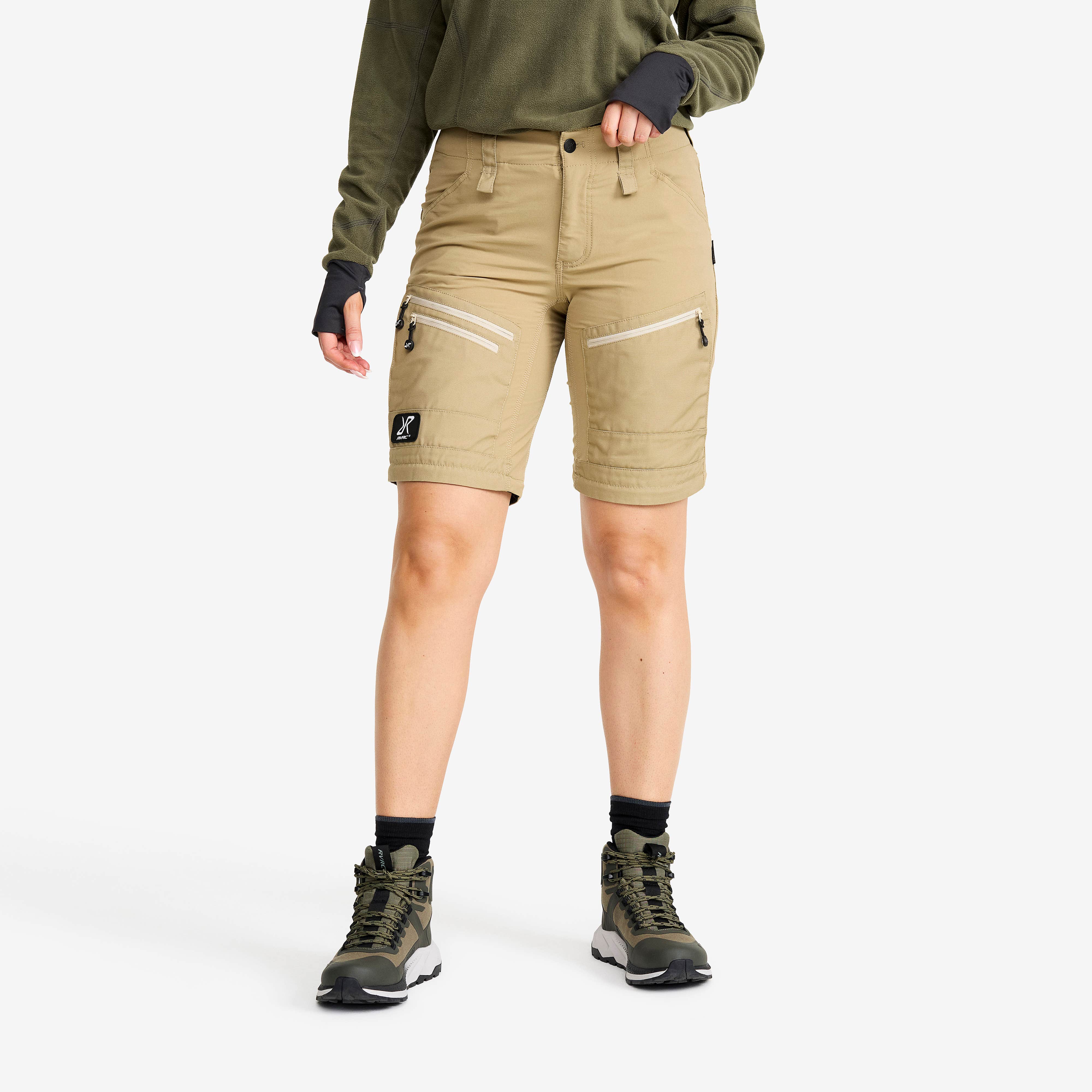 RVRC GP Pro Zip-off Pants Dame Khaki